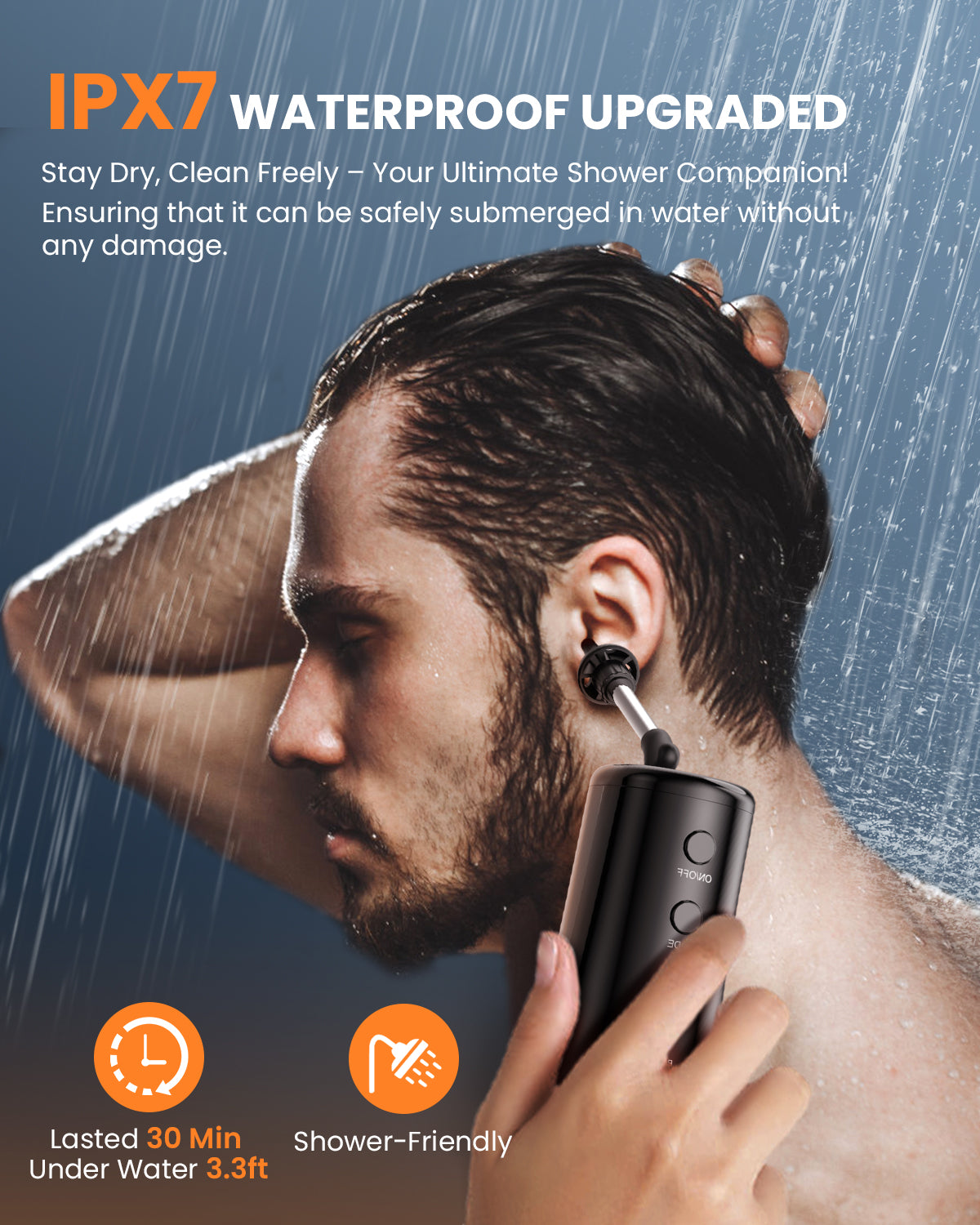 BANKKY Electric Ear Cleaner, 7 Picks, 16 Tips, 3 Modes, Water-Powered, for All