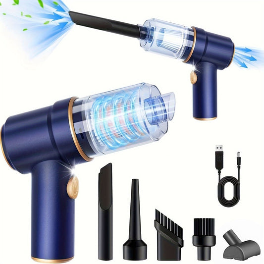 4000Pa 50W Cordless Mini Car Vacuum, 2-in-1, LED, for Car/Home/Office