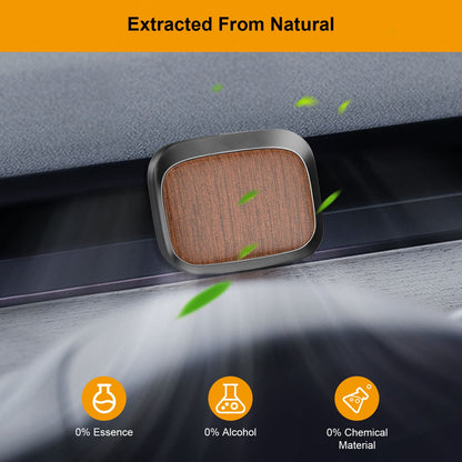 Tesla Model 3/Y Air Freshener Adapter, 3 Scents (Lemon/Sea/Cologne), Light Wood