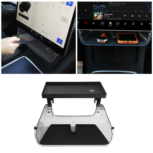 Tesla Model Y/3 Organizer Tray, Magnetic Box, Tissue Holder, Easy Install