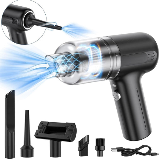11000PA 2-in-1 Cordless Vacuum, Brushless, Type C, for Car/Home/Office